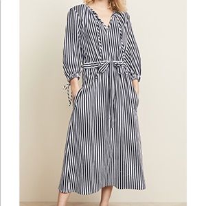 MDS Stripes Knit Garden Dress